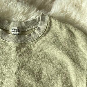 Rhythm Crewneck Sweater Faded Green XS